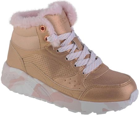 buty sneakers dla dziewczynki Skechers Uno Lite - Camo Dazzle 310485L-GDPK