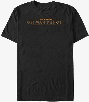 Queens Star Wars Obi-Wan - Gold Logo Unisex T-Shirt Black