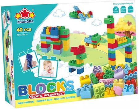 Habarri Soft Blocks Miękkie Klocki 40El.