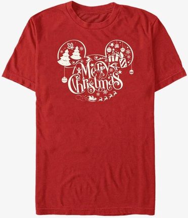 Queens Disney Mickey & Friends - Holiday Ears Unisex T-Shirt Red