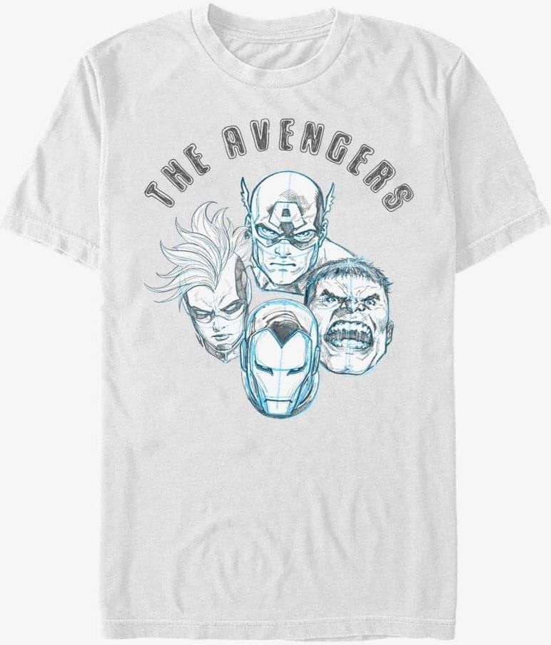 Marvel Comics - Avengers Portraits - Unisex Póló - AVTS03MW - Ragnarock