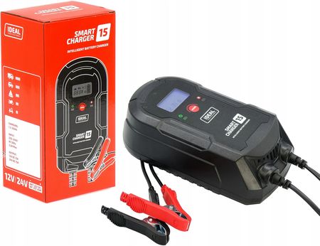 Ideal 12/24V Smart Charger 15 Lcd Smart15Lcd