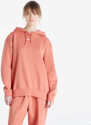 Nike Sportswear Collection Essentials Oversized Fleece Hoodie Red