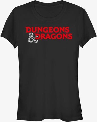 Queens Hasbro Dungeons & Dragons - Rendered Logo Women's T-Shirt Black