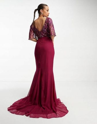 virgos lounge burgundy dress Kiera Red Dress – Girl Meets Dress main image 0