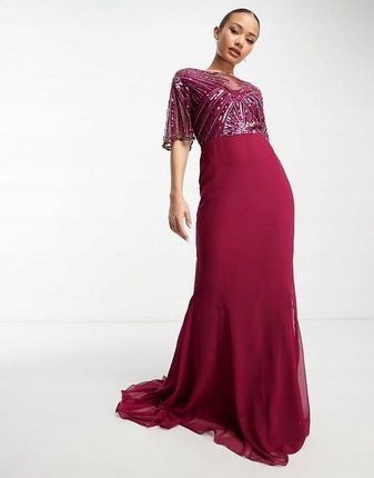 princess polly baby blue dress Burgundy Bridesmaid Dresses! main image 1