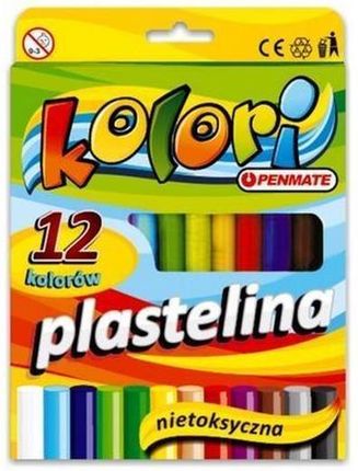 Penmate Plastelina 12 Kolorów