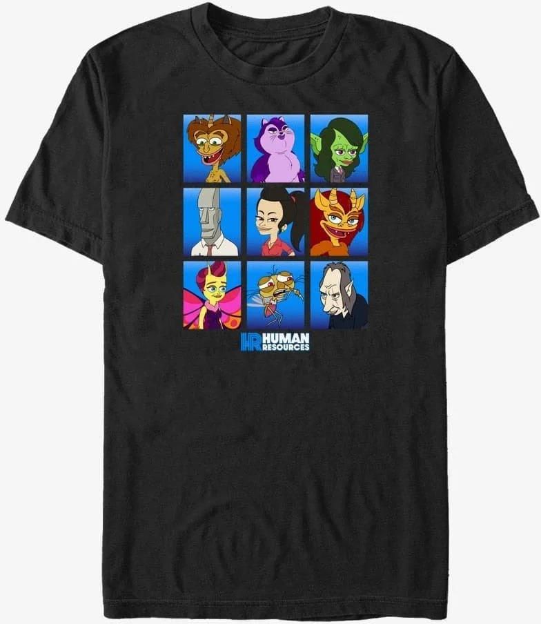 Queens Netflix Human Resources Monsters 9 Box Unisex TShirt Black