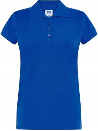 Koszulka Polo damska Jhk Niebieska royal blue 3XL