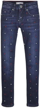 Spodnie Tommy Hilfiger jeansy skinny 128 cm