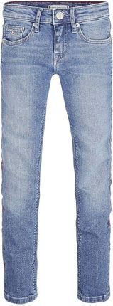 Spodnie Tommy Hilfiger dziewczęce jeansowe 164 cm