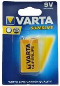 Bateria 6F22 9V Varta Superlife