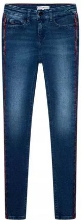 Spodnie jeansy dziewczęce Tommy Hilfiger r. 128