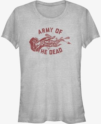 Queens Netflix Army Of The Dead - Arrows Logo Women's T-Shirt Heather Grey