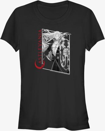Queens Netflix Castlevania - Alucard Box Up Women's T-Shirt Black