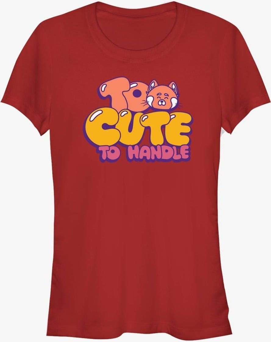 Queens Pixar Turning Red Cute Panda Women's TShirt Red Ceny i