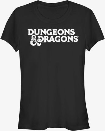 Queens Dungeons & Dragons - Stacked Logo Women's T-Shirt Black