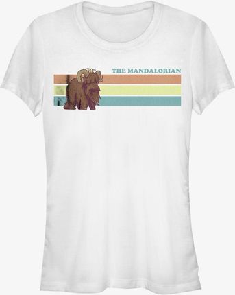 Queens Star Wars: The Mandalorian - Bantha Ride Women's T-Shirt White