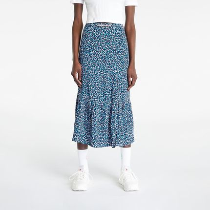 Ditsy floral midi outlet skirt