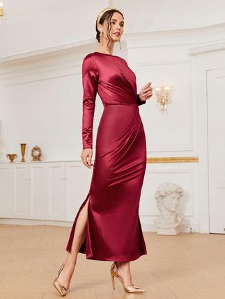 Sukienka Maxi XL TW15111 *shein Satynowa