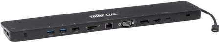 Eaton Tripp Lite USB-C Dock, Triple Display - 4K HDMI & DP, VGA, USB 3.2 Gen 1 (U442DOCK7DB)