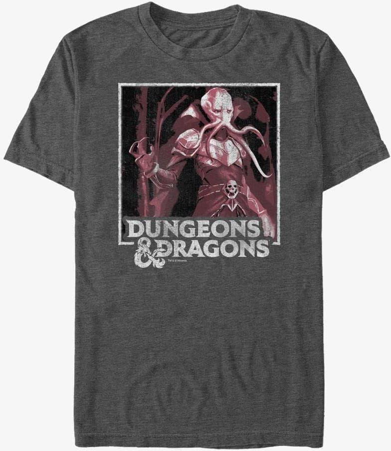 Queens Dungeons And Dragons Mindflayer Box Up Unisex T Shirt Dark Heather Grey Ceny I Opinie 5488