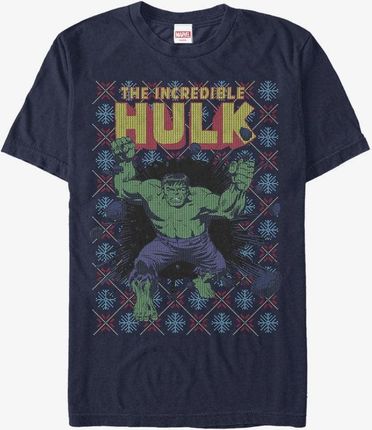 Queens Marvel Avengers Classic - Hulk Smash Sweater Unisex T-Shirt Navy Blue