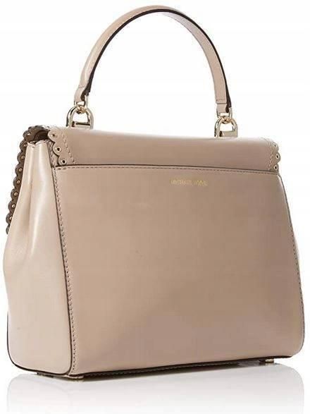 Torebka Michael Kors Ava skórzana kuferek beżowa Ceny i opinie