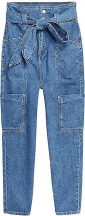 Spodnie Tommy Jeans Paperbag DW0DW09903 28/30