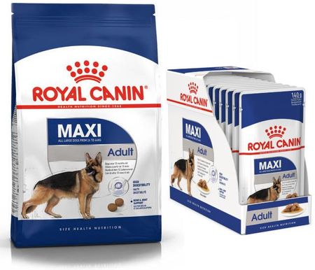 Royal Canin Maxi Adult 4kg + 10x140g