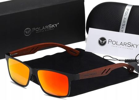 Polarsky Okulary Przeciwsłoneczne Drewno Bubinga PS88263Z
