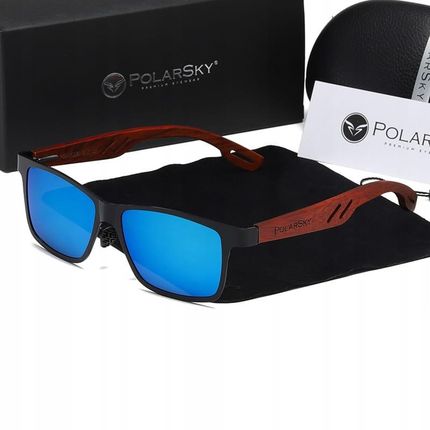 Polarsky Okulary Przeciwsłoneczne Drewno Bubinga PS88262Z
