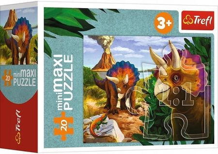 Trefl Puzzle miniMaxi 20el. Świat dinozaurów 21139