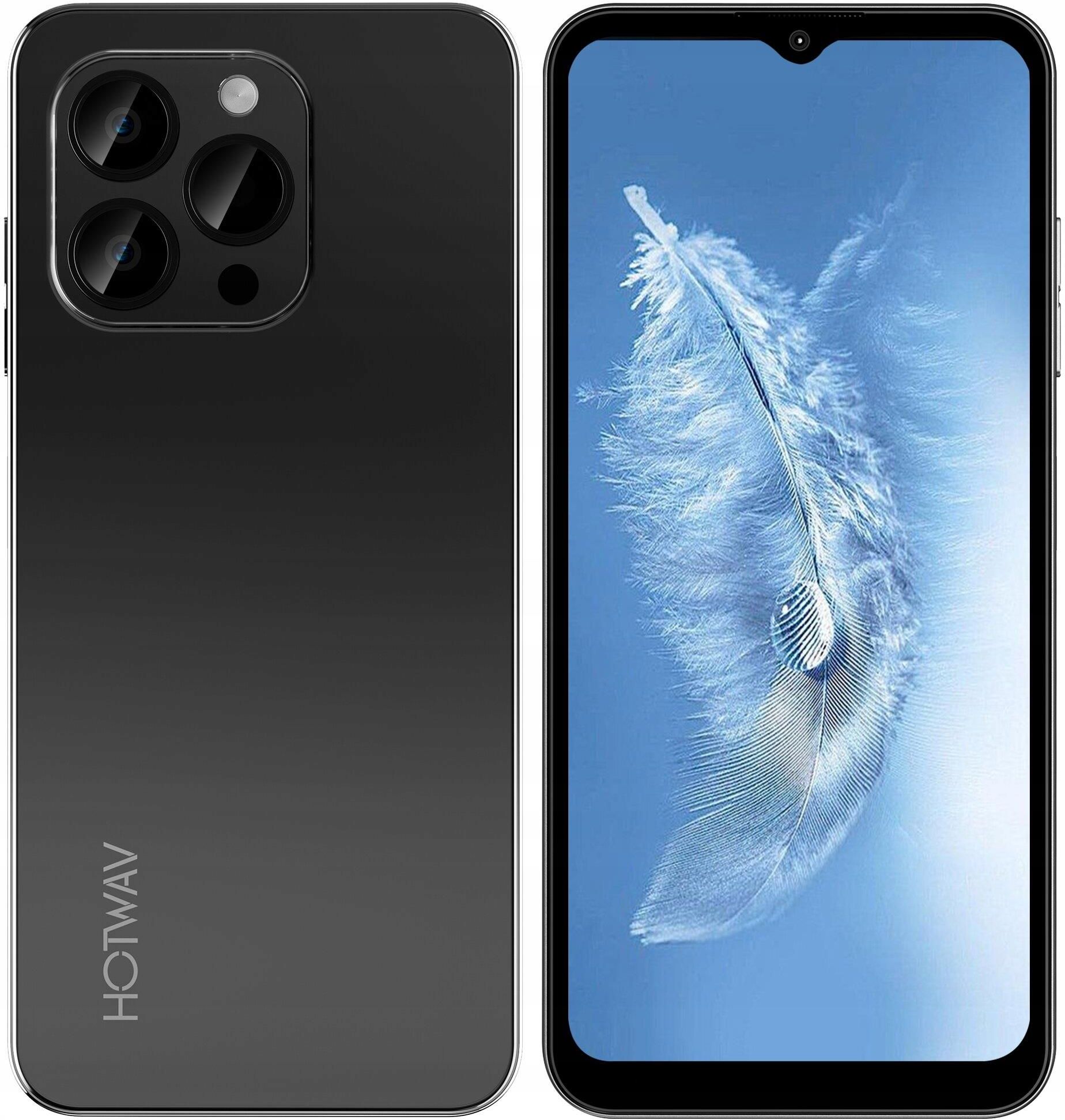 Hotwav Note 13 Max Android 14 Smartphone – 16GB RAM + 256GB ROM, 5160mAh, 48MP Camera, Unlocked No Contract