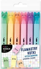 Zdjęcie Rawmark Flamastry Kotki 6 Kolorów - Kościan