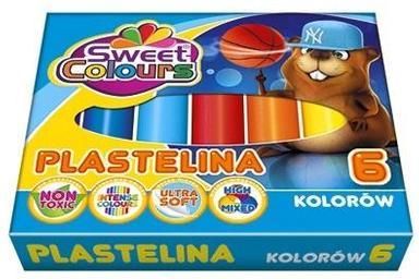 Sweet Colours Plastelina 6 Kolorów
