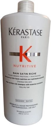 Kérastase Nutritive Bain Satin Riche Odżywczy Szampon Do Włosów Bardzo Suchych I Zniszczonych 1000 ml