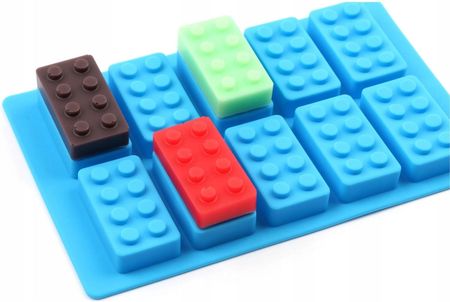 Gift Home Forma Foremka Silikonowa Do Mydła Mydełek Klocki Lego 10Szt.