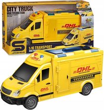 Zdjęcie Maksik Samochód Dostawczy Dla Dzieci Dhl Efekty Dźwiękowe I Świetlne Js126F - Gryfino