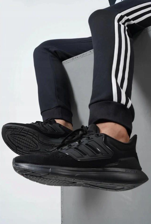 Adidas EQ21 Run Męskie Czarne Sportowe Lekkie Modne H00521