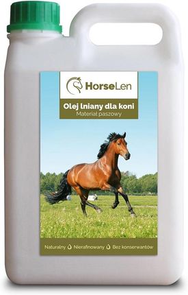 Olej Lniany Dla Koni, Pasza Dla Koni, Suplement 2L