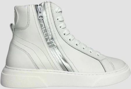 VALENTINO Białe sneakersy HIGH-TOP