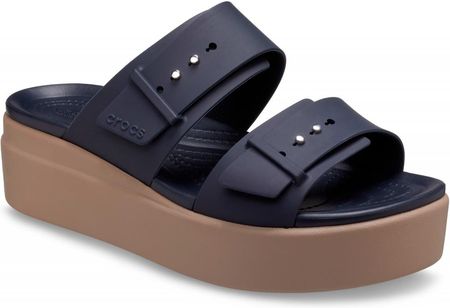 Sandały Buty Damskie Crocs Brooklyn Low Wedge 39,5