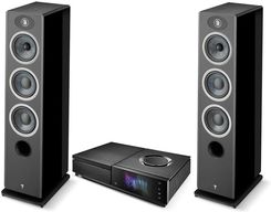 Produkt z Outletu: Naim + Focal Uniti Star Sieciowy Odtwarzacz Z Wbudowanym Wzmacniaczem Vestia No. 2 Kolumny Podłogowe (Komplet/Czarny) Leasin
