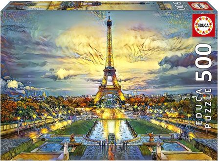 Educa Puzzle Wieża Eiffla Paryż 500El.