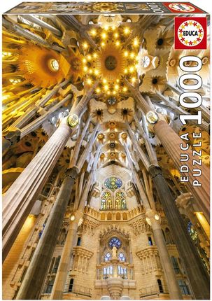 Educa Puzzle Wnętrze Sagrada Familia Barcelona 1000El.