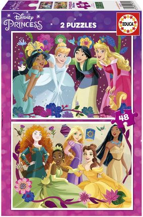Educa Puzzle Księżniczki Z Bajek Disneya 2W1