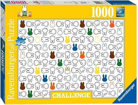 Ravensburger Challenge Puzzle Miffy 1000El. Podłoga