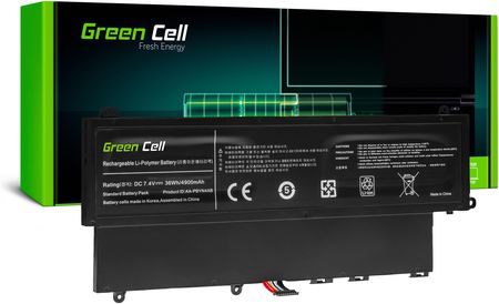 Produkt z Outletu: Green Cell Bateria AA-PBYN4AB do laptopów Samsung 530U 535U 540U NP530U3B NP530U3C NP535U3C NP540U3C