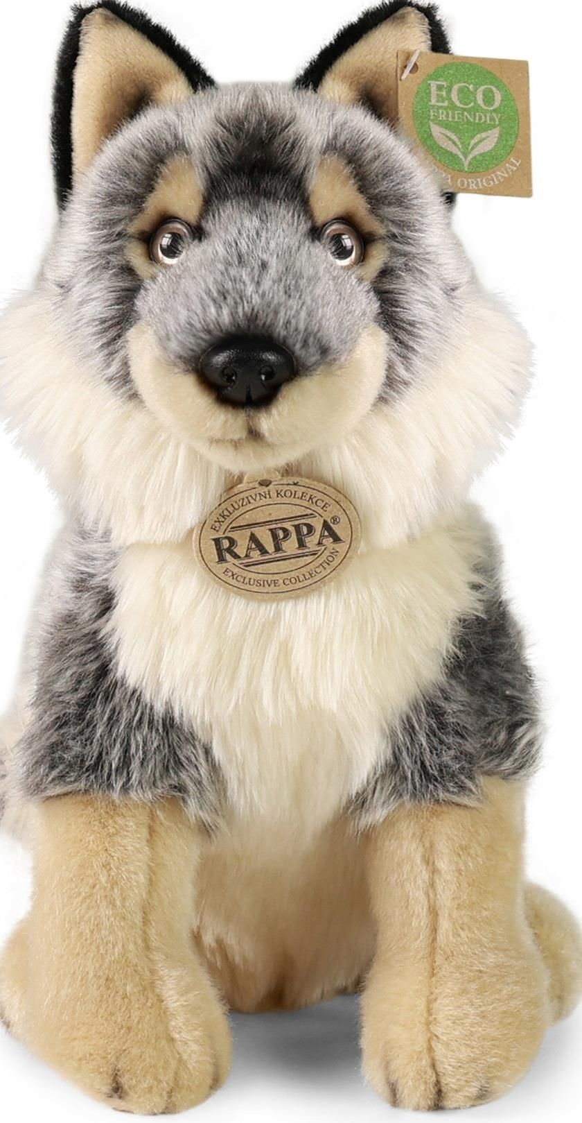Rappa Wilk Maskotka Realistyczny Siedzący Wolf Plush Eco - Ceny i ...